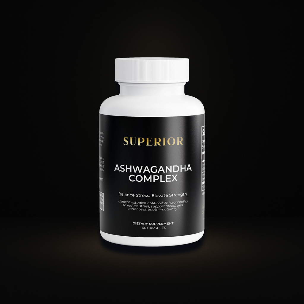 SUPERIOR ASHWAGANDHA — UNBREAKABLE CALM, CLEAN ENERGY, HORMONE HARMONY
