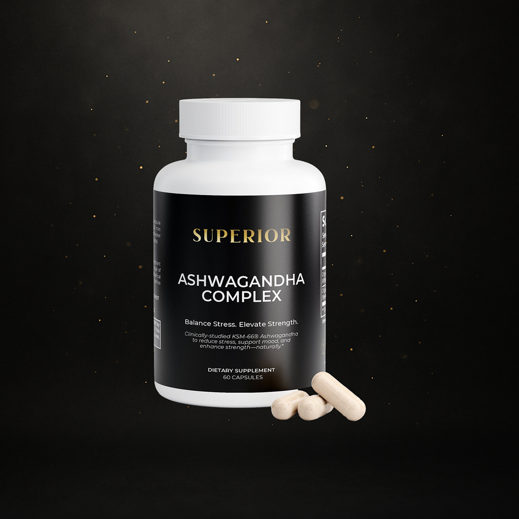 SUPERIOR ASHWAGANDHA — UNBREAKABLE CALM, CLEAN ENERGY, HORMONE HARMONY