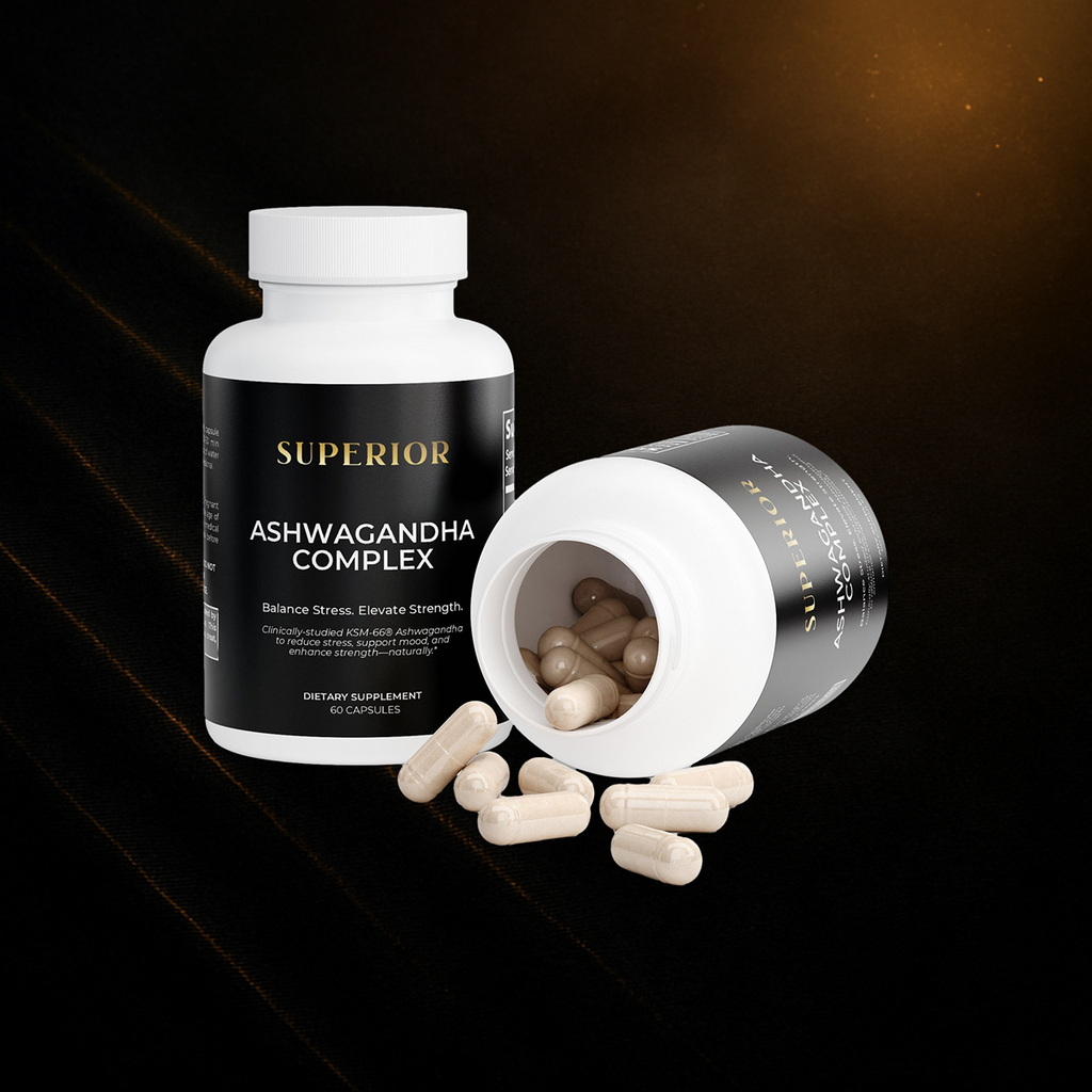 SUPERIOR ASHWAGANDHA — UNBREAKABLE CALM, CLEAN ENERGY, HORMONE HARMONY