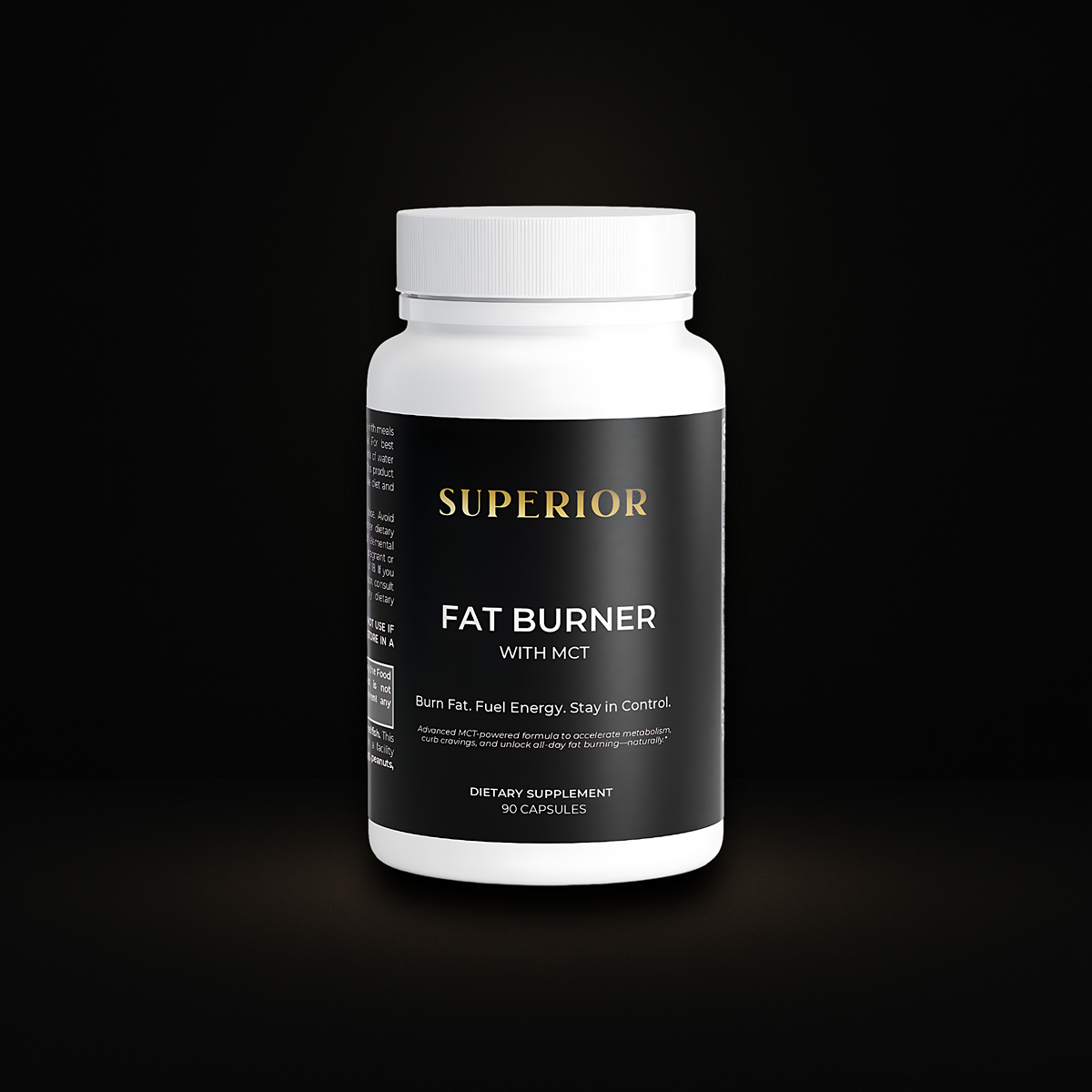 SUPERIOR FAT BURNER WITH MCT — IGNITE CLEAN ENERGY & TORCH STUBBORN FAT