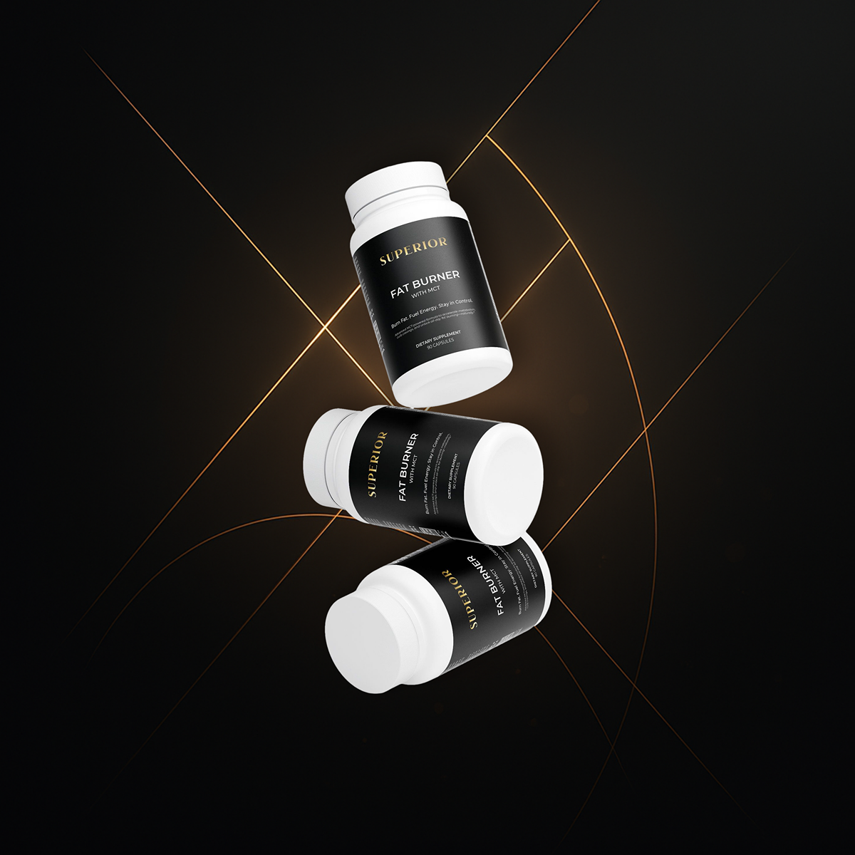 SUPERIOR FAT BURNER WITH MCT — IGNITE CLEAN ENERGY & TORCH STUBBORN FAT