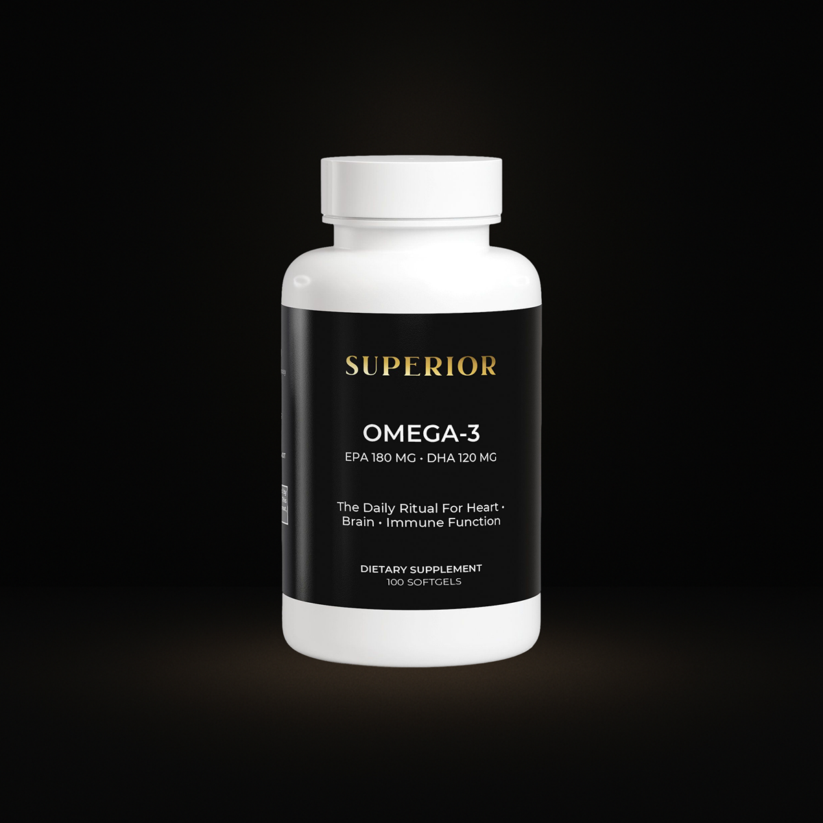 SUPERIOR OMEGA-3 - THE DAILY RITUAL FOR HEART. BRAIN. IMMUNE FUNCTION.