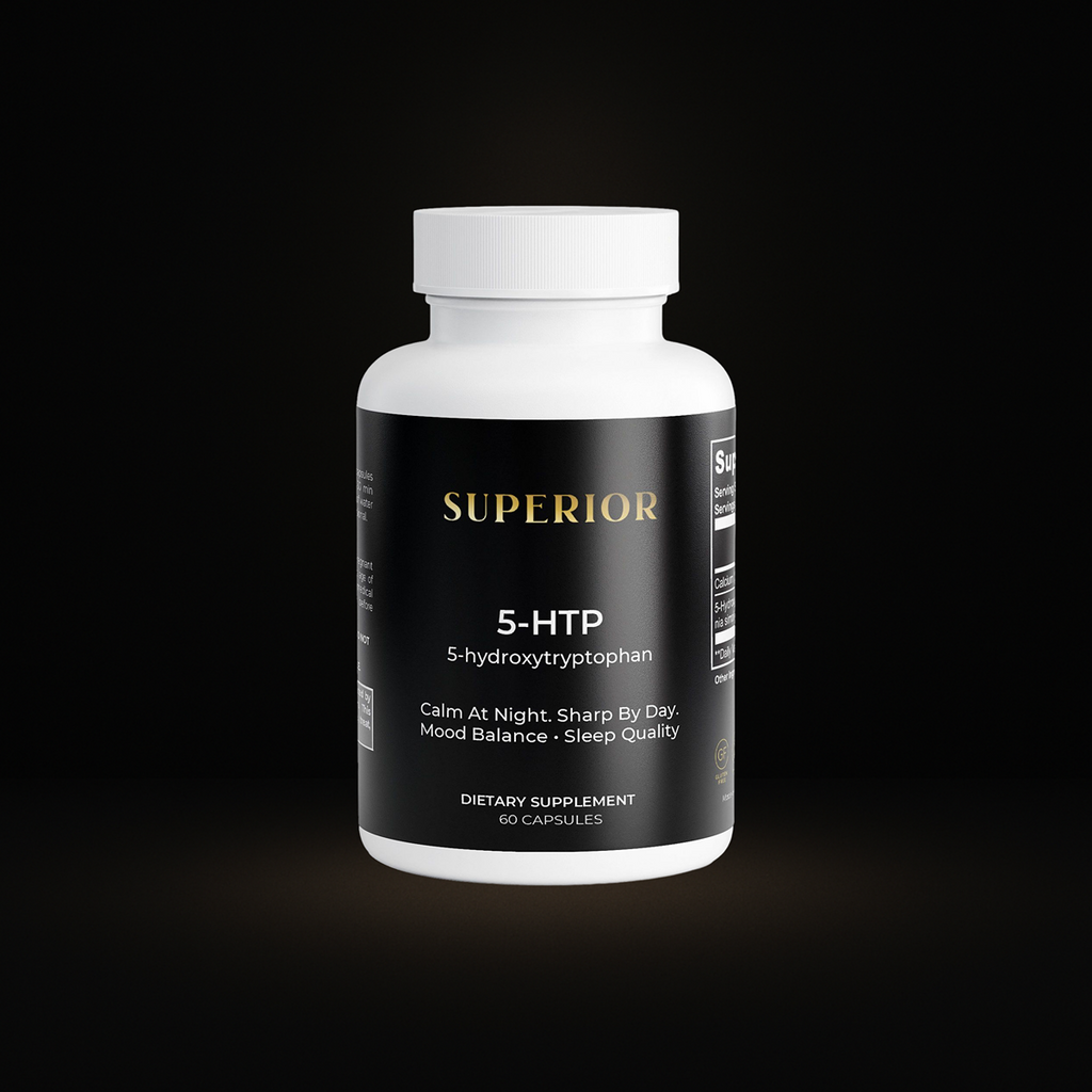 SUPERIOR 5-HTP — SWITCH ON SEROTONIN FOR MOOD, SLEEP & SATIETY