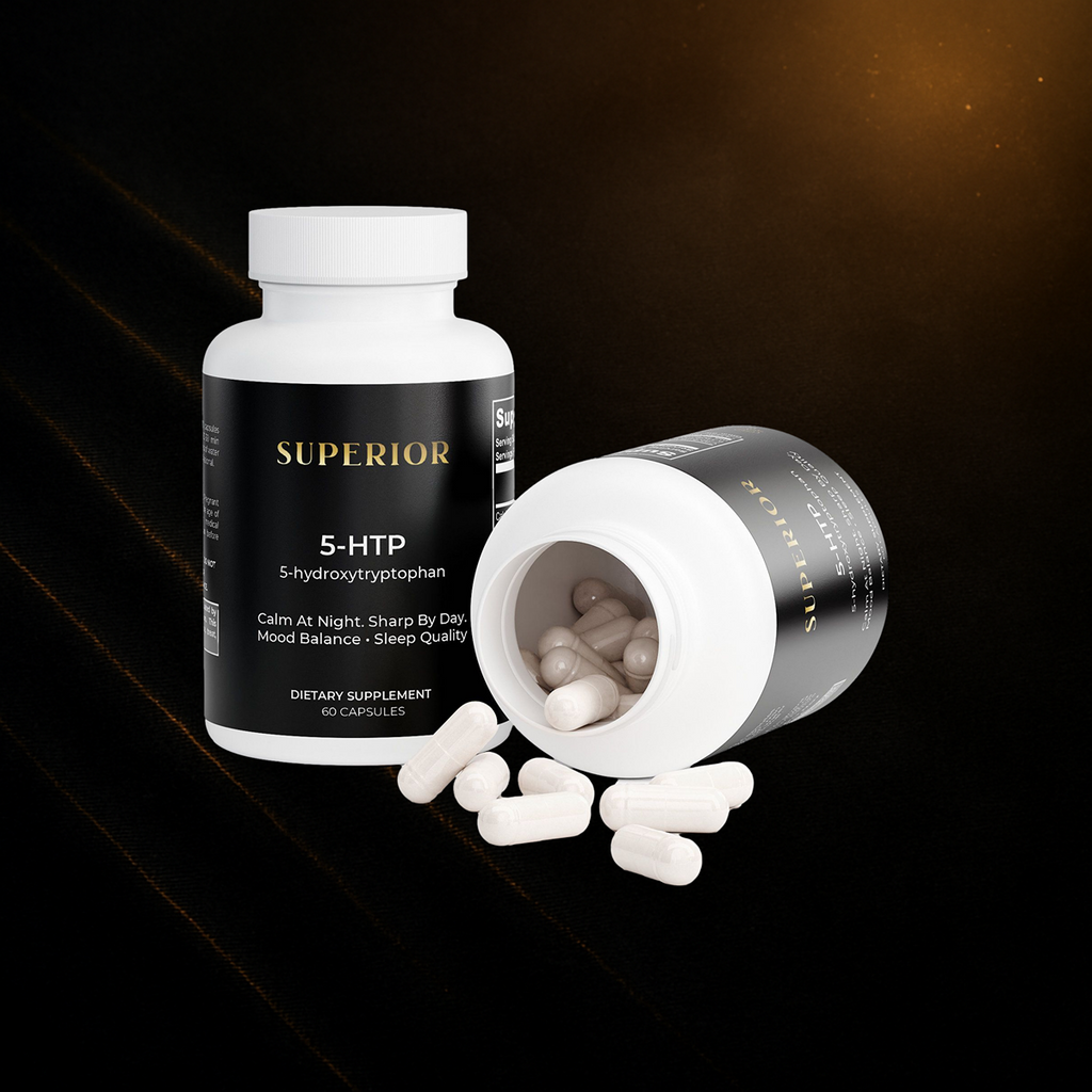 SUPERIOR 5-HTP — SWITCH ON SEROTONIN FOR MOOD, SLEEP & SATIETY