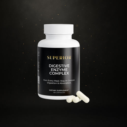SUPERIOR DIGESTIVE ENZYME PRO BLEND — BREAK DOWN EVERY BITE, BEAT THE BLOAT, FEEL LIGHT IN MINUTES